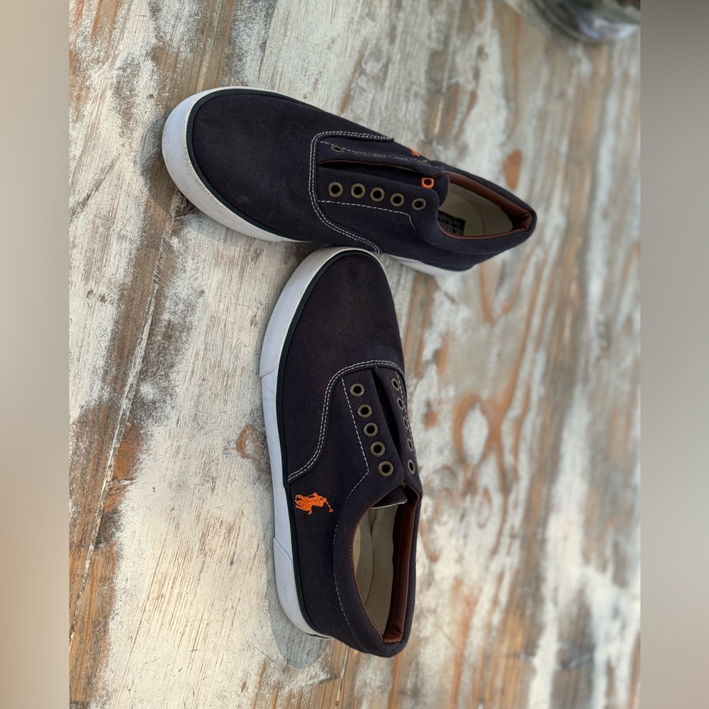 Boys Ralph Lauren Slip On Sneakers (5)